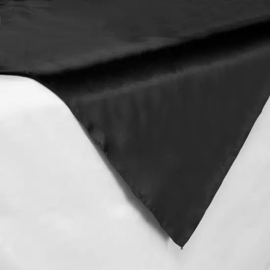 Lann's Linens Satin Wedding Table Overlay - Tablecloth Topper (72" Square) {2}