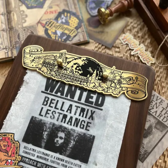 Natural Walnut wood A4 CLIPBOARD {2}