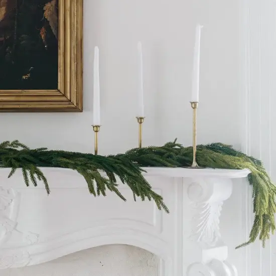 Real Touch Norfolk Pine Garland - 72" {1}