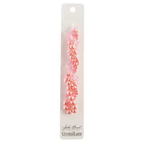 Crystal Lane DIY Waxflower Twisted Glass & Pearls Beads, 5 Strands {3}