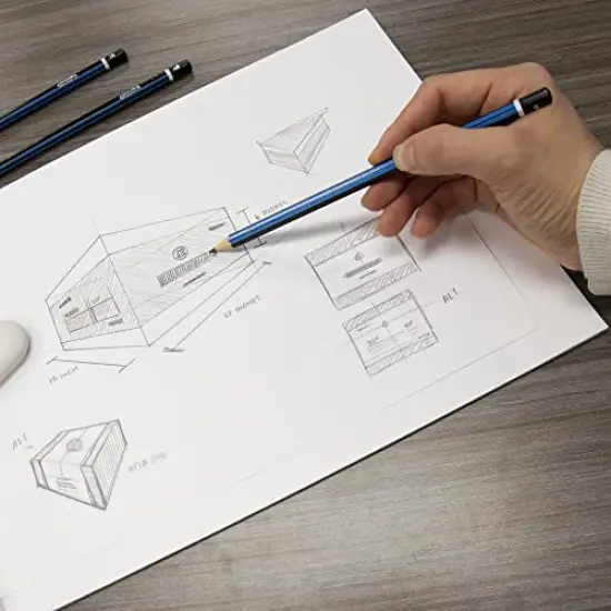 Sketch Pad 50 Sheet 6" X 8", Top Bound Spiral Sketchbook Drawing Pads, Sketching Paper Coloring Book for Artist Kids School, 1-Pack {5}