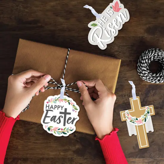 Big Dot of Happiness Religious Easter - Christian Holiday Decorations - Tree Ornaments - Set of 12 {4}