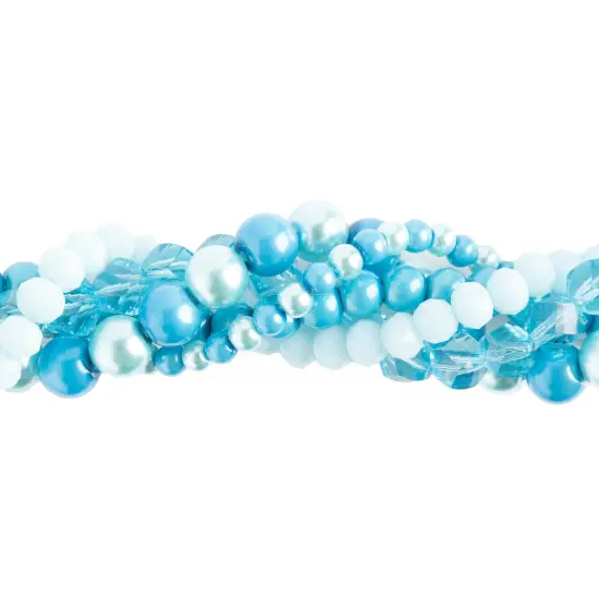 Crystal Lane DIY Brunnera Twisted Glass & Pearls Beads, 5 Strands {1}