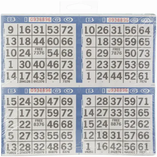 Crafty Dab Primo Bingo Game Sheets 8"X8" 125/Pkg-500 Games {1}