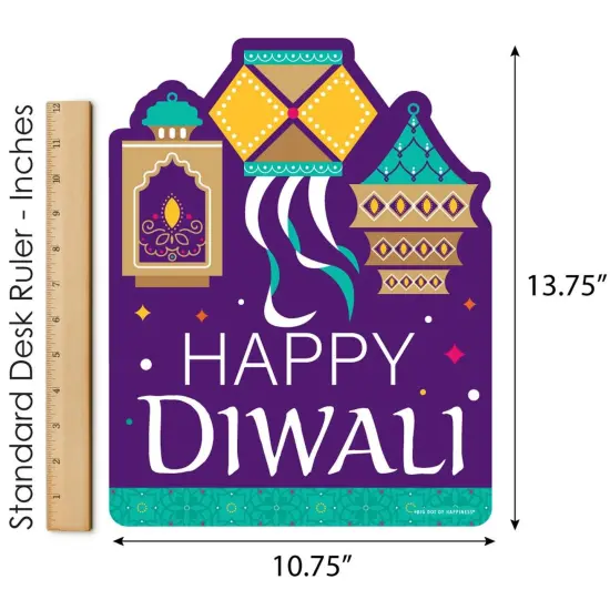 Big Dot of Happiness Happy Diwali - Outdoor Lawn Sign - Festival of Lights Party Yard Sign - 1 Piece {6}