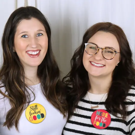 Big Dot of Happiness Class Reunion - 3 inch School Reunion Party Badge - Pinback Buttons - Set of 8 {6}