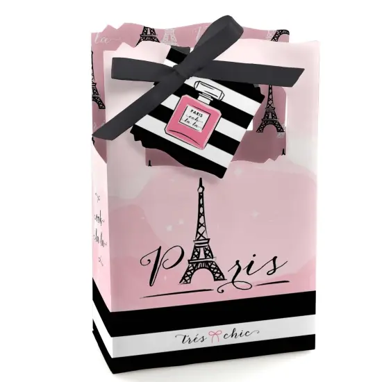 Big Dot of Happiness Paris, Ooh La La - Paris Themed Baby Shower or Birthday Party Favor Boxes - Set of 12 {1}