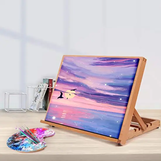 5-Position Wood Drafting Table Easel Drawing and Sketching Board, 16 1/2 Inches by 12 1/8 Inches {6}