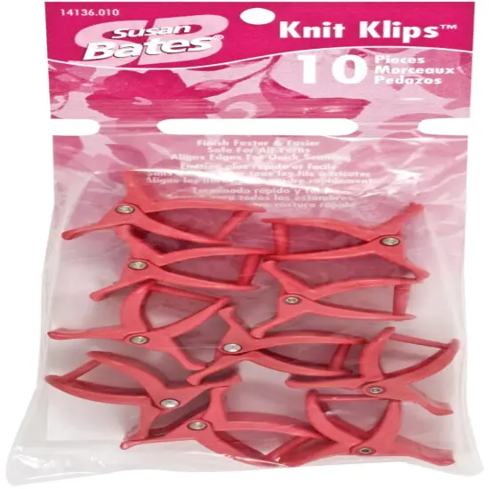Susan Bates Knit Klips 10/Pkg-10/Pkg {1}