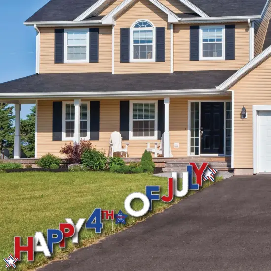 Big Dot of Happiness 4th of July - Yard Sign Outdoor Lawn Decorations - Independence Day Party Yard Signs - Happy 4th of July {4}