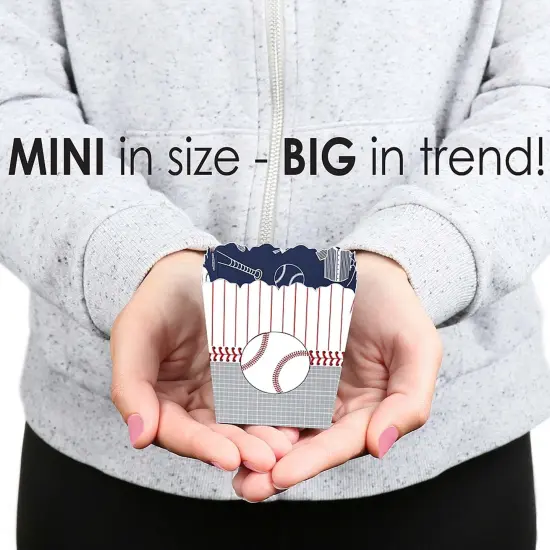 Big Dot of Happiness Batter Up - Baseball - Party Mini Favor Boxes - Baby Shower or Birthday Party Treat Candy Boxes - Set of 12 {6}