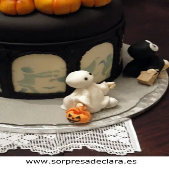 Halloween Monster Cake Stencil Side: Witch, Dracula, Ghost, Werewolf, Frankenstein | C460 by Designer Stencils | Cake Decorating Tools | {2}