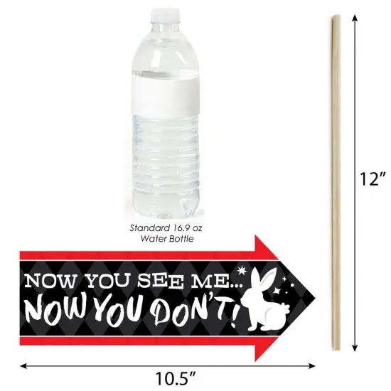 Big Dot of Happiness Funny Ta-Da, Magic Show - Magical Birthday Party Photo Booth Props Kit - 10 Piece {4}