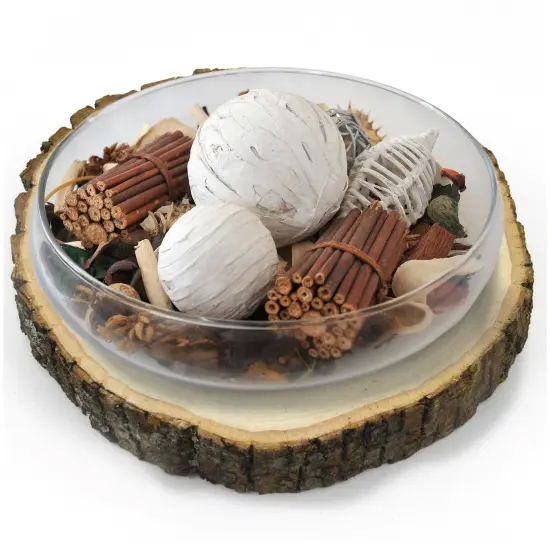 Wilson D&eacute;cor Large Wood Thick Round Extra Value Pack 14pk {2}