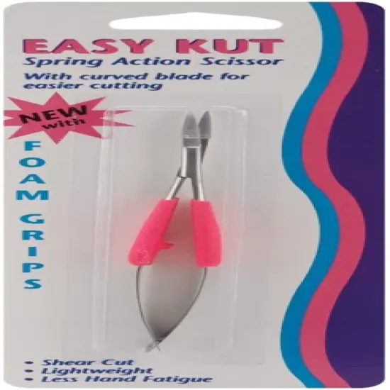 Tool Tron Easy Kut Spring Action Scissors-Pink {1}