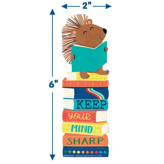 Hedge Hog Keep Your Mind Sharp Bookmarks, 36 Per Pack, 6 Packs {2}