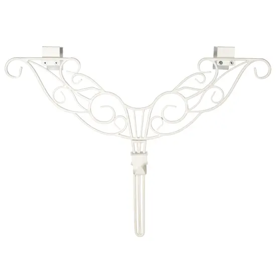 Adjustable Wreath Hanger for Door - Antler White {1}