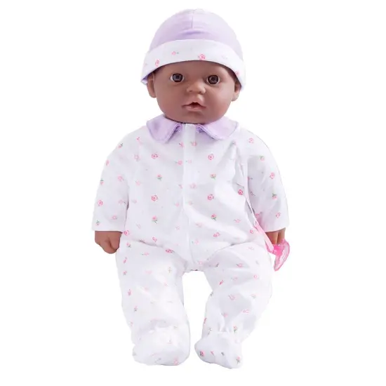 La Baby Soft 16" Baby Doll, Purple with Pacifier, African-American {1}