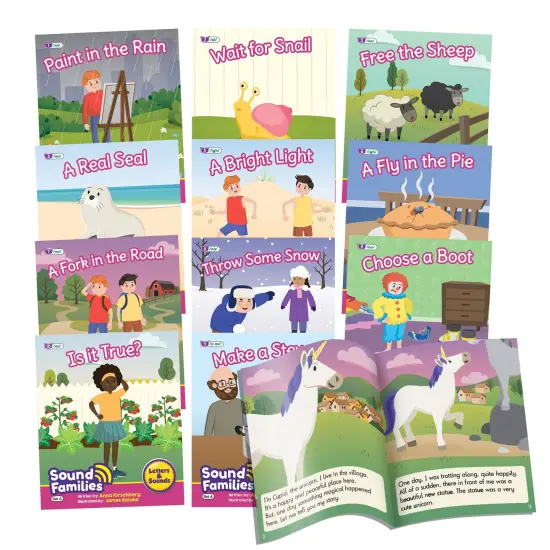 Sound Families Decodable Readers Long Vowel Fiction Phase 5.5, Set of 12 {1}