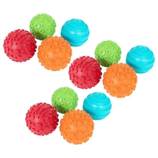 Paint and Dough Texture Spheres, 4 Per Set, 3 Sets {1}
