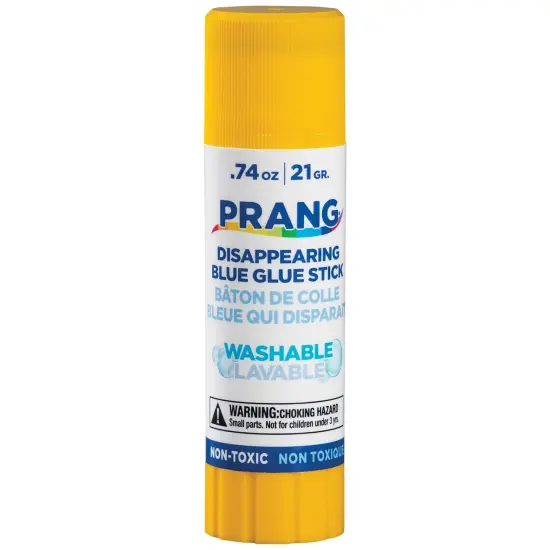 Disappearing Blue Glue Sticks, Washable, .74oz, 60 Count {3}