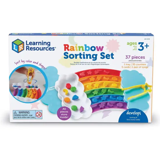 Rainbow Sorting Trays {3}