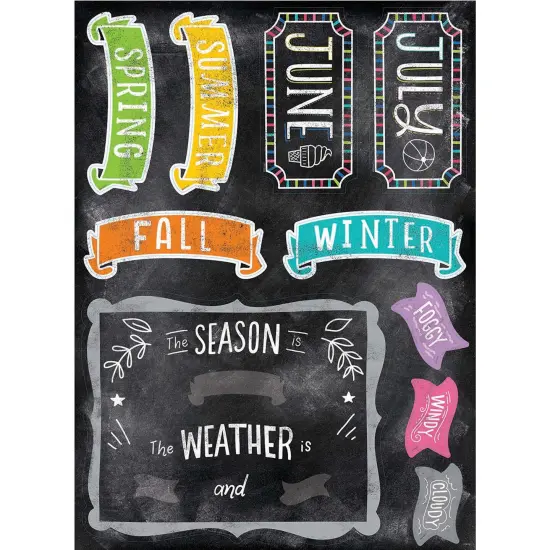 Chalk It Up! Calendar Bulletin Board Set {4}