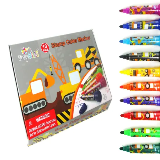 Construction Stamp Marker Set - Set of 10 {2}