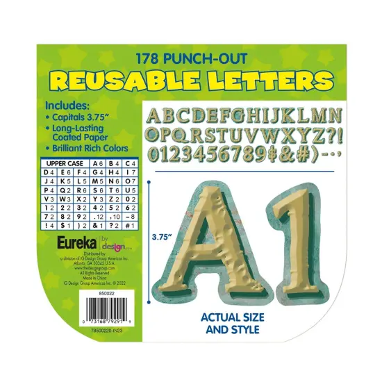 Curiosity Garden Deco Letters, 178 Per Pack, 3 Packs {5}