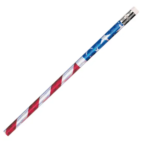 Stars & Stripes Glitz Pencil, Pack of 144 {1}