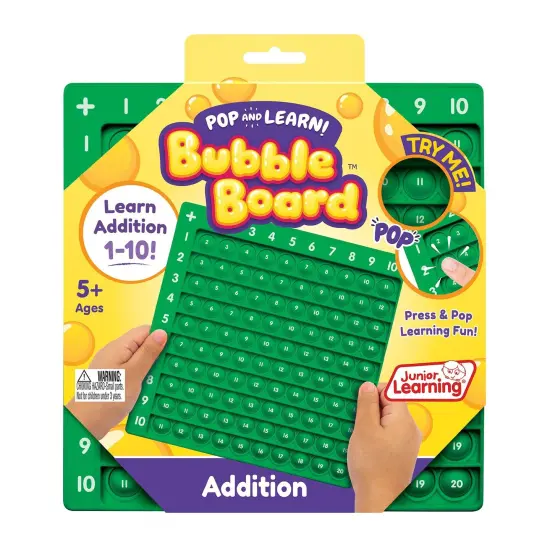 Addition Pop and Learn&trade; Bubble Board {1}