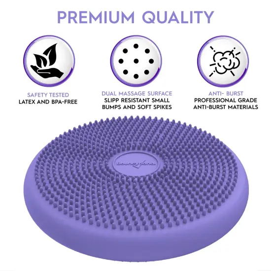 Big Wiggle Seat Sensory Cushion, Purple {5}