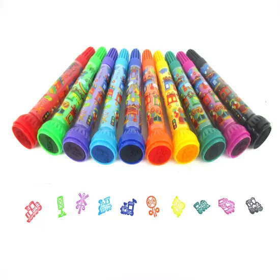 Train Stamp Marker Set - Set of 10 {4}