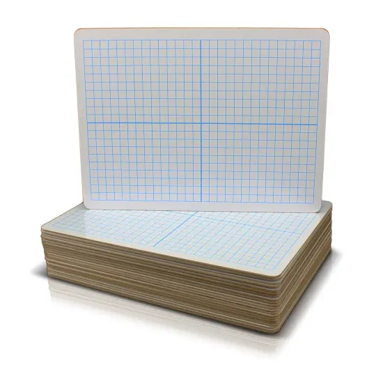 Dry Erase XY Axis/Dry Erase, Two Sided, 9 x 12, Class Pack of 24 {1}