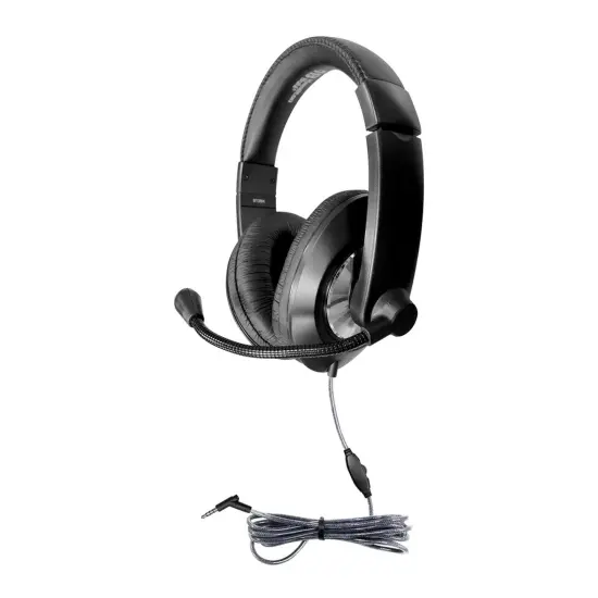 Smart-Trek Deluxe Stereo Headset with In-Line Volume Control and USB Plug {1}
