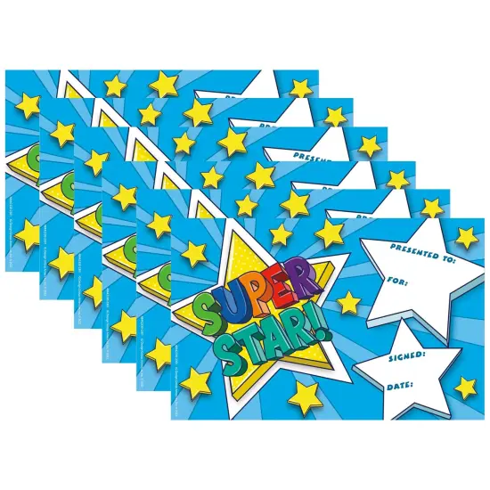 Super Star Recognition Award, 36 Per Pack, 6 Packs {1}