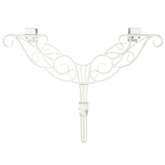 Adjustable Wreath Hanger for Door - Antler White {2}