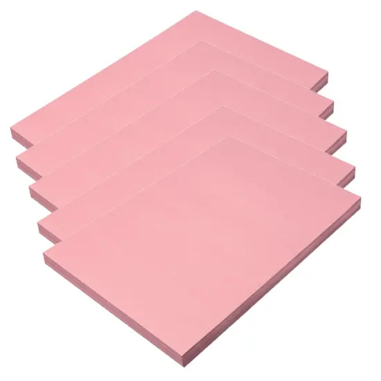 Construction Paper, Pink, 12" x 18", 100 Sheets Per Pack, 5 Packs {1}