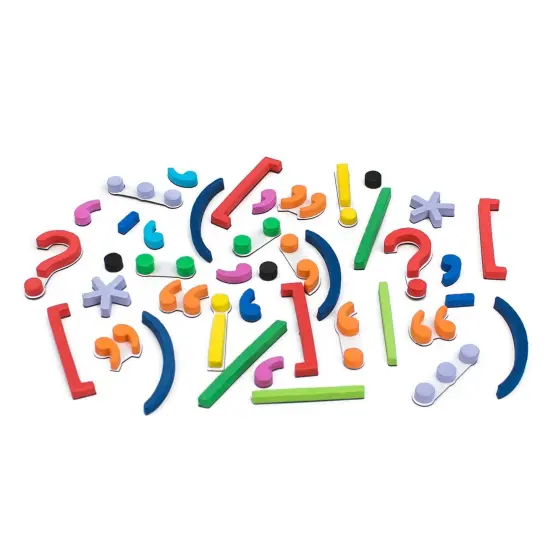Rainbow Punctuation Marks, 40 Pieces {3}