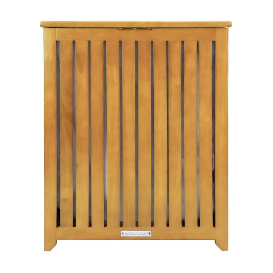 Oceanstar Spa-Style Bamboo Laundry Hamper Brown {3}