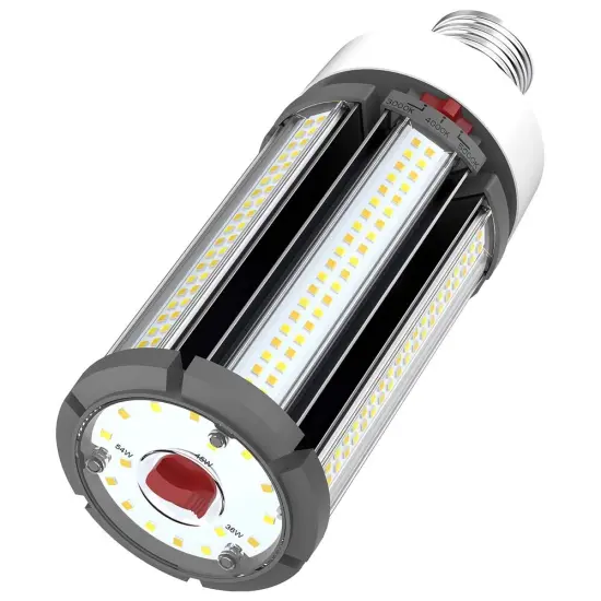 Satco LED HID Replacement 54/45/36 Wattage & CCT Selectable Mogul Base 100-277V Warm to Cool White {2}