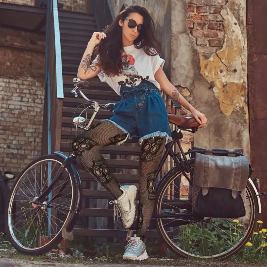 Black Fishnet Skull Tights - Gothic Day of the Dead Halloween Fish Net Pantyhose with Ripped Skeleton Sugar Skulls Stockings {3}