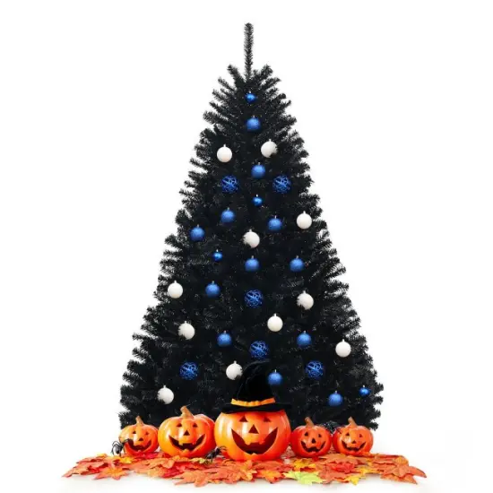6 Feet Hinged Artificial Halloween Christmas Tree {1}