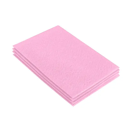 FabricLA Acrylic Felt Sheets for Crafts - Precut 9" X 12" Inches (20 cm X 30 cm) Felt Squares - Use Felt Fabric Craft Sheets for DIY, Hobby, , and Decoration | Baby Pink - 4 Pieces {1}