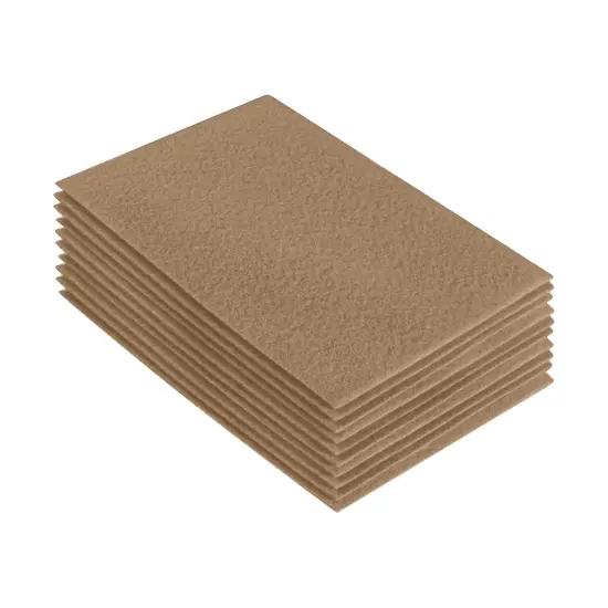 FabricLA Acrylic Felt Sheets for Crafts - Precut 9" X 12" Inches (20 cm X 30 cm) Felt Squares - Use Felt Fabric Craft Sheets for DIY, Costume, and Decoration | Taupe 102 - 10 Pieces {1}