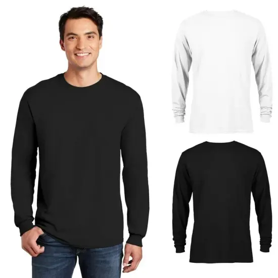 Long Sleeve Value T-Shirts for Men's {1}
