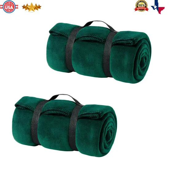 Port Authority&reg; Value Fleece Blanket with Strap {5}