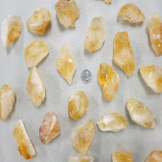 Large Citrine Crystal Raw Chunks {2}
