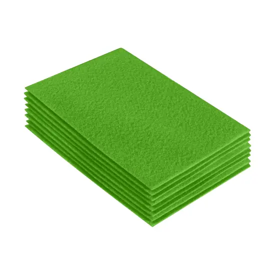 FabricLA Acrylic Felt Sheets for Crafts - Precut 9" X 12" Inches (20 cm X 30 cm) Felt Squares - Use Felt Fabric Craft Sheets for DIY, Costume, and Decoration | Lime - 8 Pieces {1}