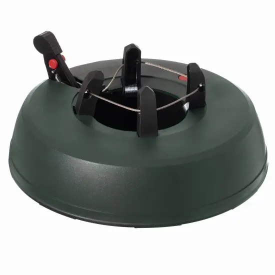 Automatic Plastic Green Foot Pedal Christmas Tree Stand {1}